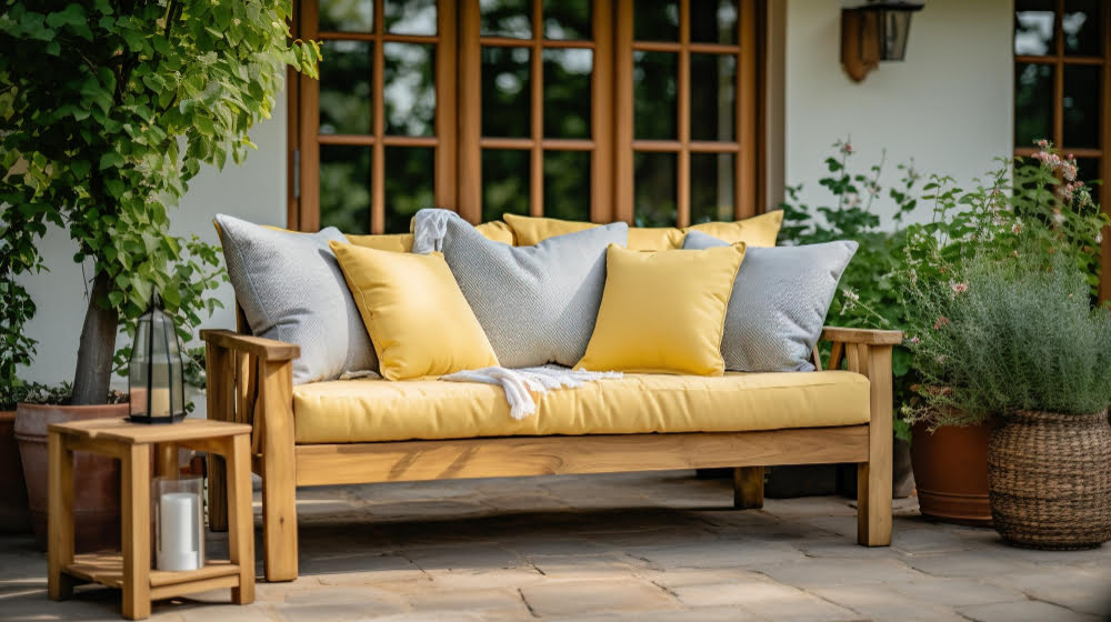 Turn an Indoor Sofa into an Outdoor Sofa