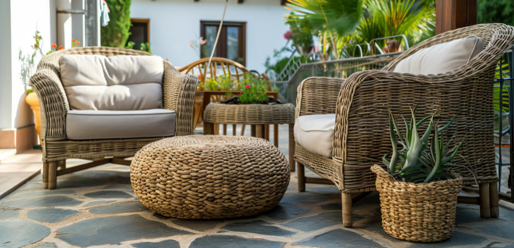 Outdoor wicker furniture trends